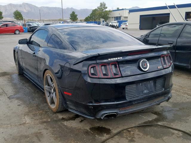 1ZVBP8CF9E5288286 - 2014 FORD MUSTANG GT BLACK photo 3