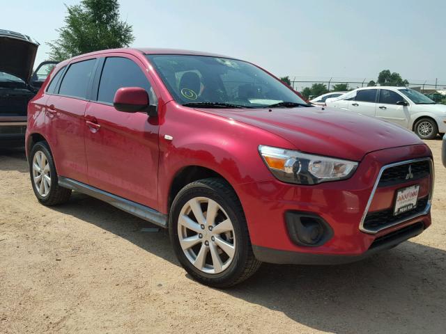 4A4AP3AUXDE014976 - 2013 MITSUBISHI OUTLANDER RED photo 1