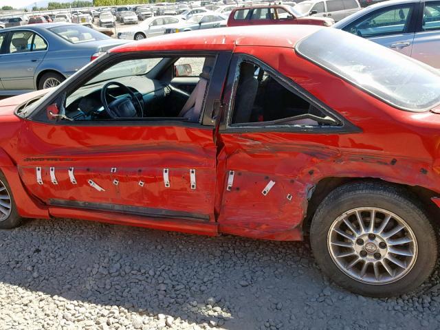 1G2WJ12M6TF259191 - 1996 PONTIAC GRAND PRIX RED photo 10