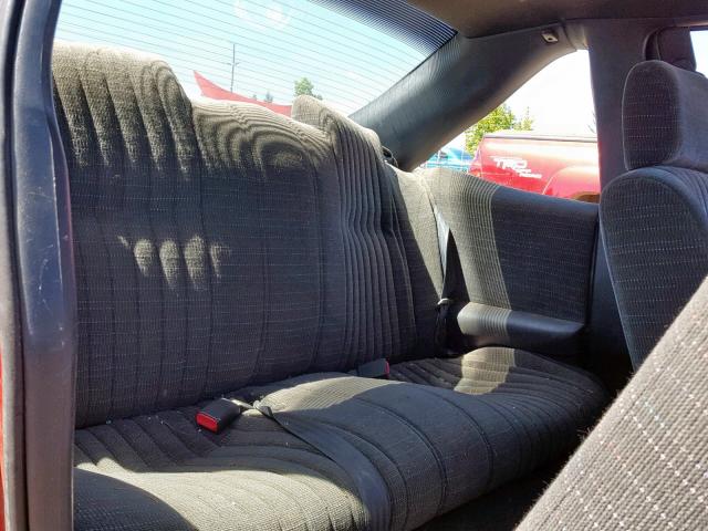 1G2WJ12M6TF259191 - 1996 PONTIAC GRAND PRIX RED photo 6