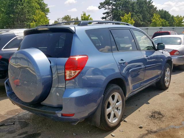 JTMBK31V885059763 - 2008 TOYOTA RAV4 LIMIT BLUE photo 4