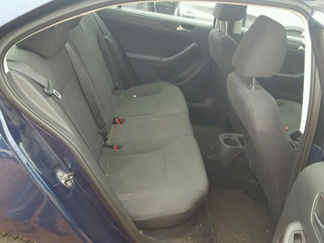 3VW2K7AJ4DM224052 - 2013 VOLKSWAGEN JETTA BASE Կապույտ լուսանկար 6