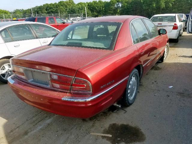 1G4CW52K6W4631176 - 1998 BUICK PARK AVENU RED photo 4