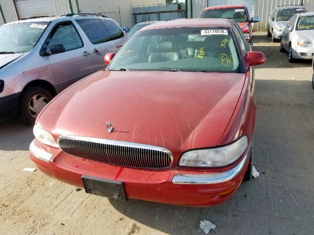 1G4CW52K6W4631176 - 1998 BUICK PARK AVENU RED photo 9