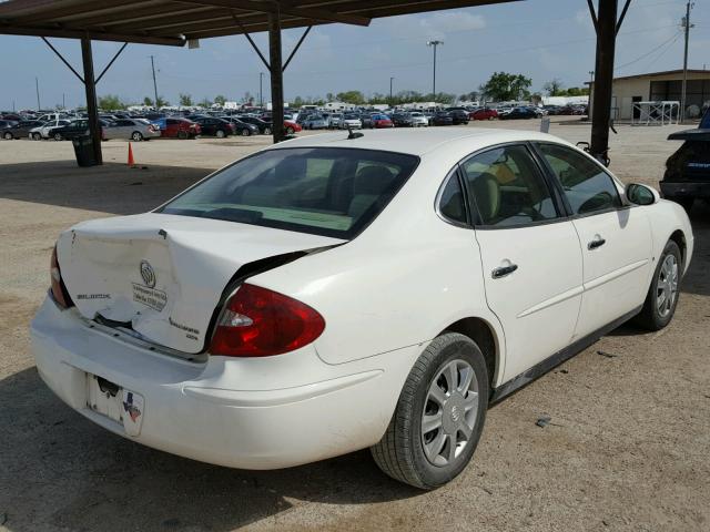 2G4WC582961221075 - 2006 BUICK LACROSSE C WHITE photo 4