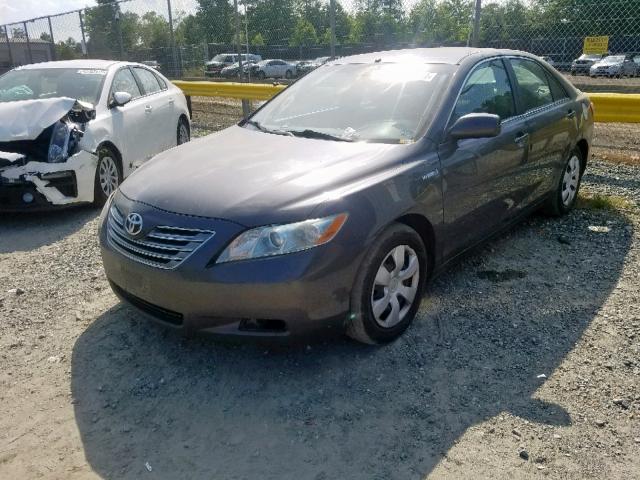 4T1BB46K89U104143 - 2009 TOYOTA CAMRY HYBR GRAY photo 2