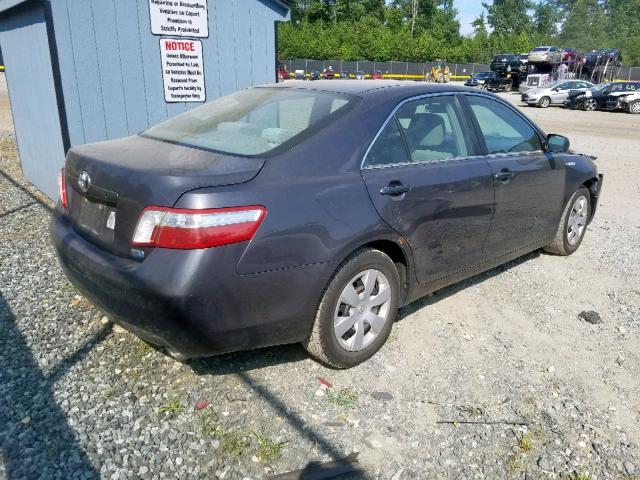 4T1BB46K89U104143 - 2009 TOYOTA CAMRY HYBR GRAY photo 4