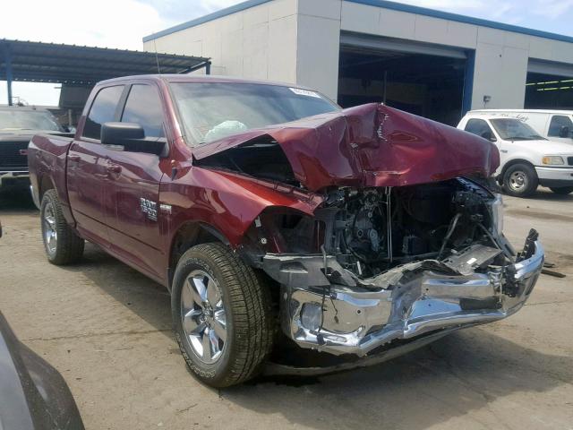 1C6RR7LT8KS636272 - 2019 RAM 1500 CLASS BURGUNDY photo 1