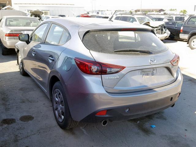 JM1BM1K72E1215829 - 2014 MAZDA 3 SPORT GRAY photo 3