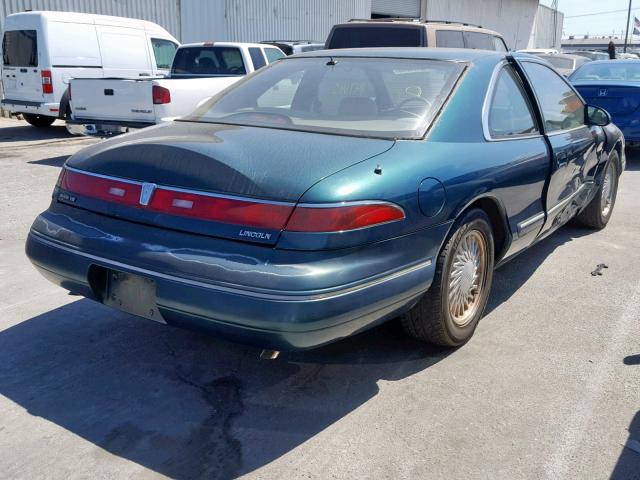 1LNLM91V6PY768573 - 1993 LINCOLN MARK VIII GREEN photo 4