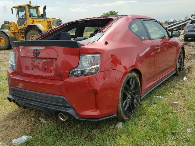 JTKJF5C73GJ025948 - 2016 TOYOTA SCION TC Qırmızı foto 4