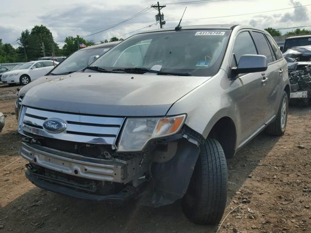 2FMDK38C58BA33352 - 2008 FORD EDGE SEL SILVER photo 2