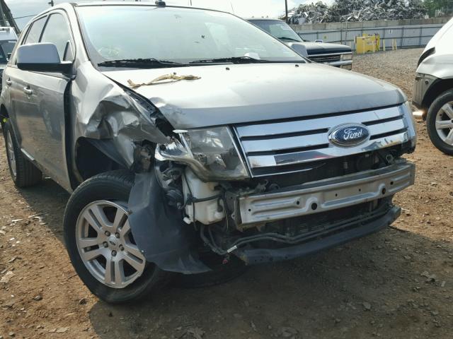 2FMDK38C58BA33352 - 2008 FORD EDGE SEL SILVER photo 9