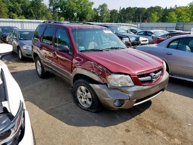 4F2CZ94113KM14133 - 2003 MAZDA TRIBUTE LX MAROON photo 1