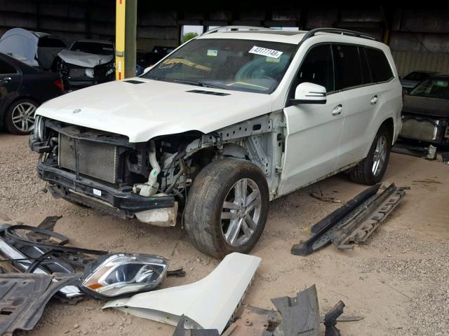 4JGDF7CE8DA129924 - 2013 MERCEDES-BENZ GL 450 4MA WHITE photo 2