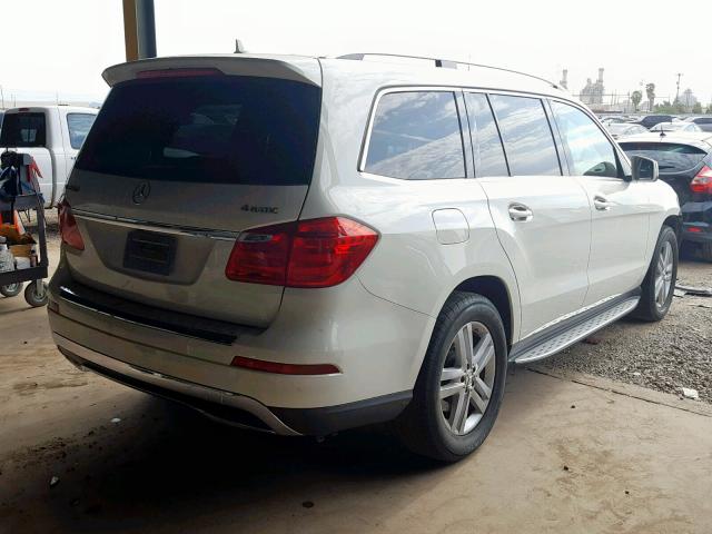 4JGDF7CE8DA129924 - 2013 MERCEDES-BENZ GL 450 4MA WHITE photo 4