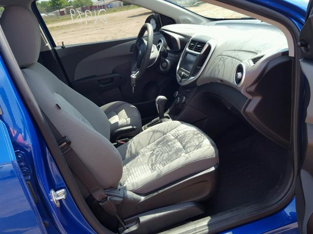 1G1JB5SH7H4137075 - 2017 CHEVROLET SONIC LS BLUE photo 5