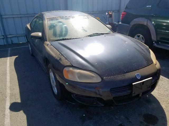 4B3AG42G91E075236 - 2001 DODGE STRATUS SE BLACK photo 1