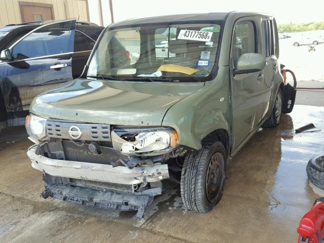 JN8AZ28R29T102926 - 2009 NISSAN CUBE BASE GREEN photo 2