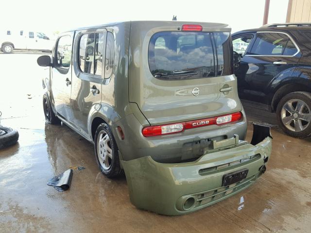 JN8AZ28R29T102926 - 2009 NISSAN CUBE BASE GREEN photo 3