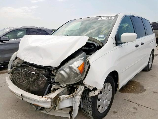 5FNRL38206B126665 - 2006 HONDA ODYSSEY LX WHITE photo 2