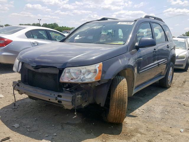 2CKDL43F586007344 - 2008 PONTIAC TORRENT GRAY photo 2