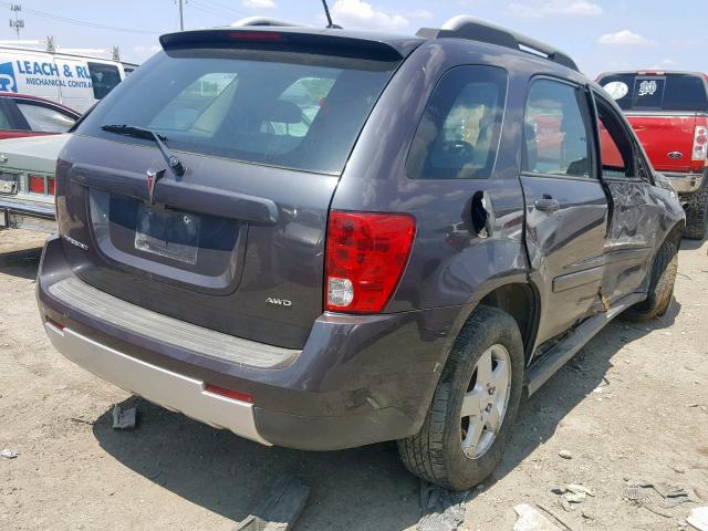 2CKDL43F586007344 - 2008 PONTIAC TORRENT GRAY photo 4