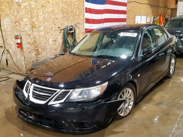 YS3FB49YX81143301 - 2008 SAAB 9-3 2.0T BLACK photo 2