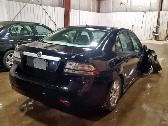 YS3FB49YX81143301 - 2008 SAAB 9-3 2.0T BLACK photo 4