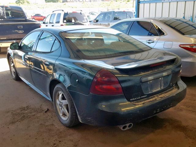 2G2WS542941288905 - 2004 PONTIAC GRAND PRIX GREEN photo 3
