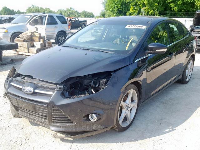 1FAHP3J27CL406334 - 2012 FORD FOCUS TITA BLACK photo 2