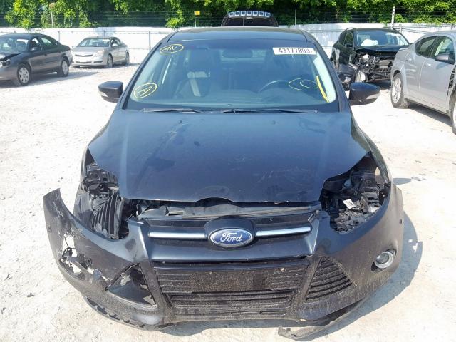 1FAHP3J27CL406334 - 2012 FORD FOCUS TITA BLACK photo 9