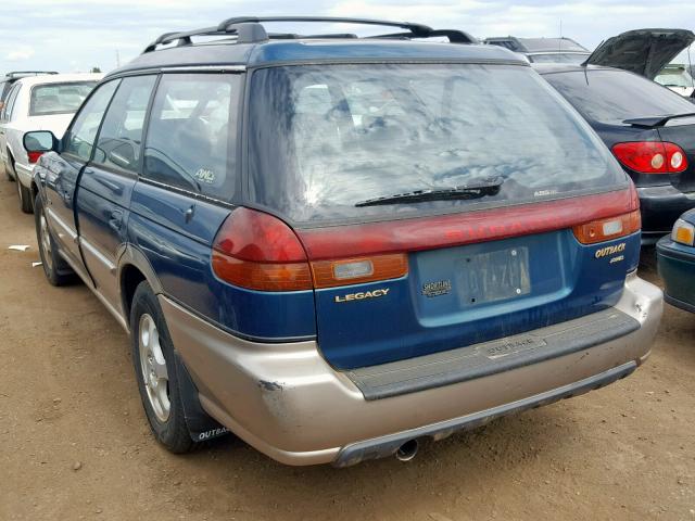 4S3BG6855X6605081 - 1999 SUBARU LEGACY OUT GREEN photo 3