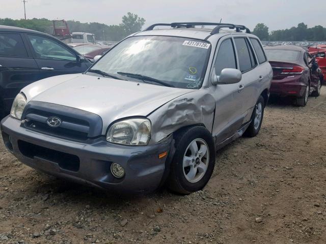 KM8SC13DX5U926714 - 2005 HYUNDAI SANTA FE G SILVER photo 2