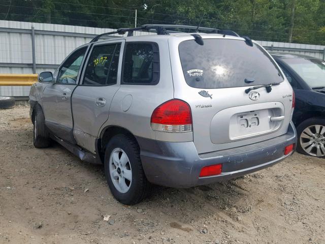 KM8SC13DX5U926714 - 2005 HYUNDAI SANTA FE G SILVER photo 3