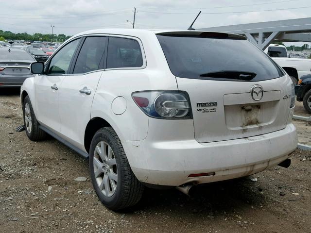 JM3ER293780196638 - 2008 MAZDA CX-7 WHITE photo 3