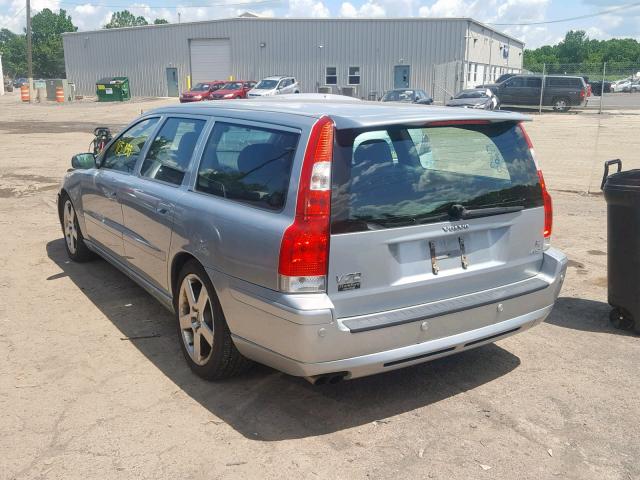 YV1SJ527562543073 - 2006 VOLVO V70 R SILVER photo 3