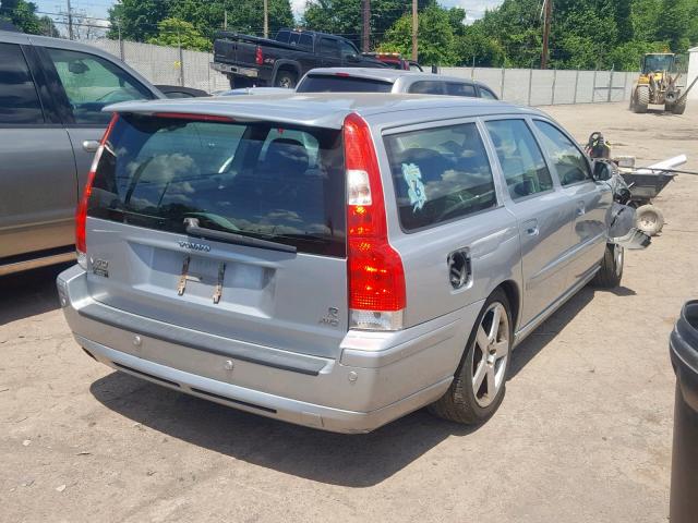 YV1SJ527562543073 - 2006 VOLVO V70 R SILVER photo 4