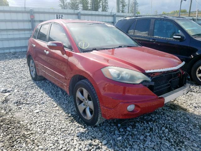 5J8TB18517A024133 - 2007 ACURA RDX TECHNO RED photo 1