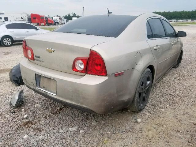 1G1ZC5EB2AF112361 - 2010 CHEVROLET MALIBU 1LT GOLD photo 4
