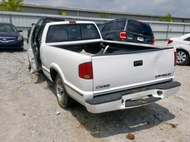 1GCCS14XXWK186972 - 1998 CHEVROLET S TRUCK S1 WHITE photo 3