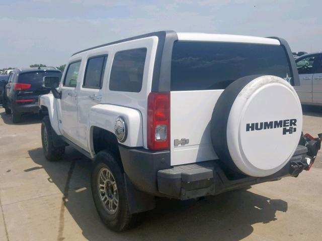 5GTEN13L888138555 - 2008 HUMMER H3 ALPHA WHITE photo 3