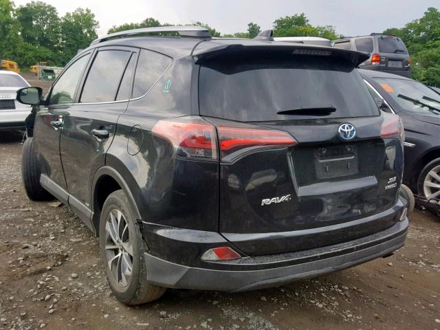 JTMRJREVXHD080232 - 2017 TOYOTA RAV4 HV LE BLACK photo 3