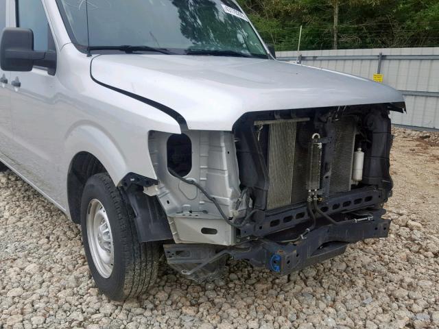 5BZBF0AA0GN851422 - 2016 NISSAN NV 3500 SILVER photo 9