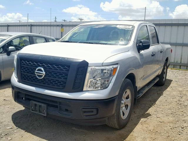 1N6AA1EK0HN516727 - 2017 NISSAN TITAN S SILVER photo 2