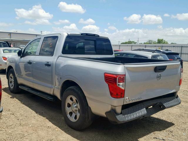 1N6AA1EK0HN516727 - 2017 NISSAN TITAN S SILVER photo 3