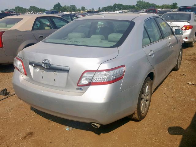 4T1BB3EK2BU142887 - 2011 TOYOTA CAMRY HYBR SILVER photo 4