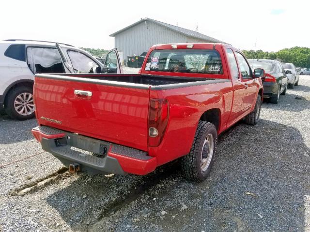 1GCESBF94C8165864 - 2012 CHEVROLET COLORADO RED photo 4