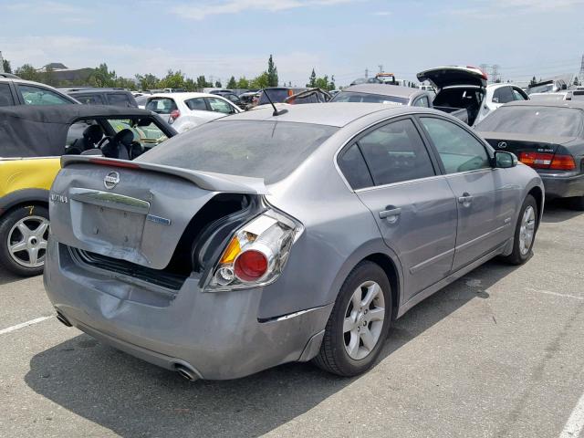 1N4CL21E48C138618 - 2008 NISSAN ALTIMA HYB GRAY photo 4