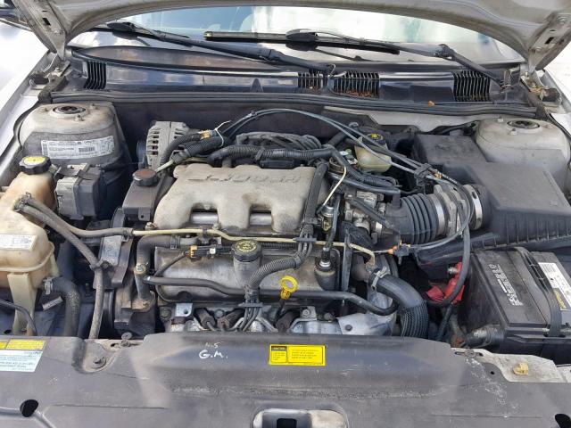 1G2NF12E71M541709 - 2001 PONTIAC GRAND AM S SILVER photo 7